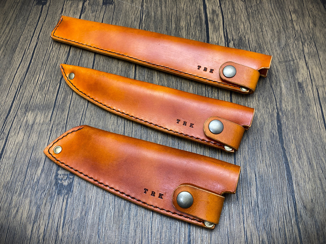 Custom leather knife sheath | The Sho Room