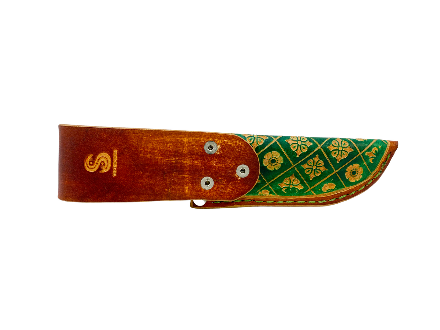 Bush crafters knife sheath with removable belt attachment