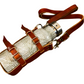 Wanderer's leather water bottle sling