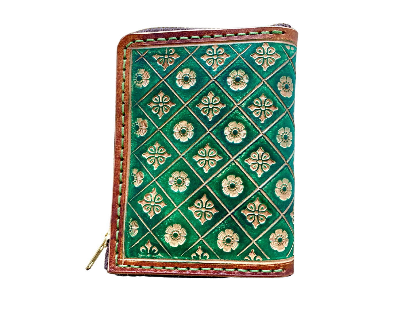 "Green Nature" nature inspired leather wallet