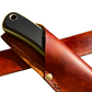 Bush crafters knife sheath with removable belt attachment