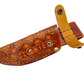 Bush crafters knife sheath with removable belt attachment