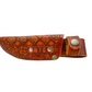 Bush crafters knife sheath with removable belt attachment