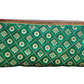 "Green Nature" nature inspired leather zip long wallet purse