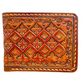 "Autumn leaves" nature inspired Slim Bi-fold leather wallet