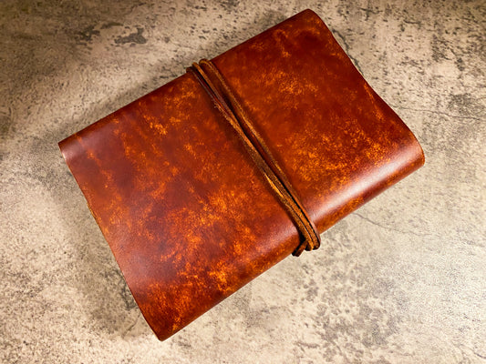 Wandering spirits leather journal cover