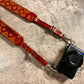 Full leather artisan camera strap