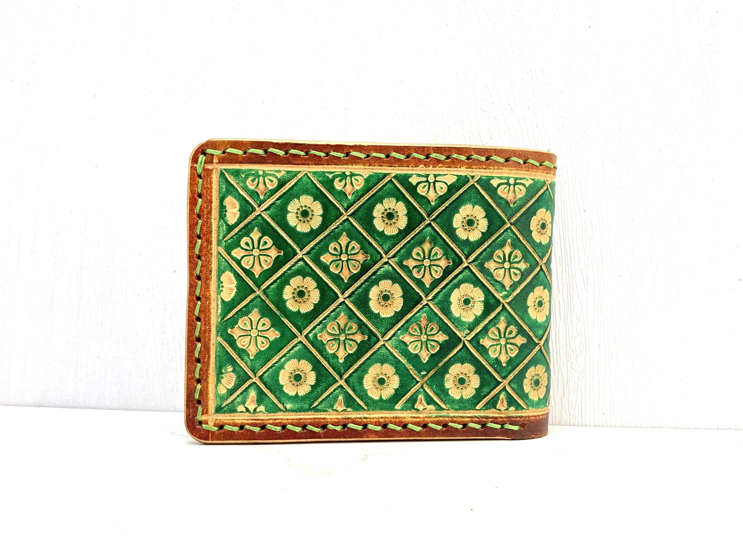 "Green nature" Bi-fold wallet