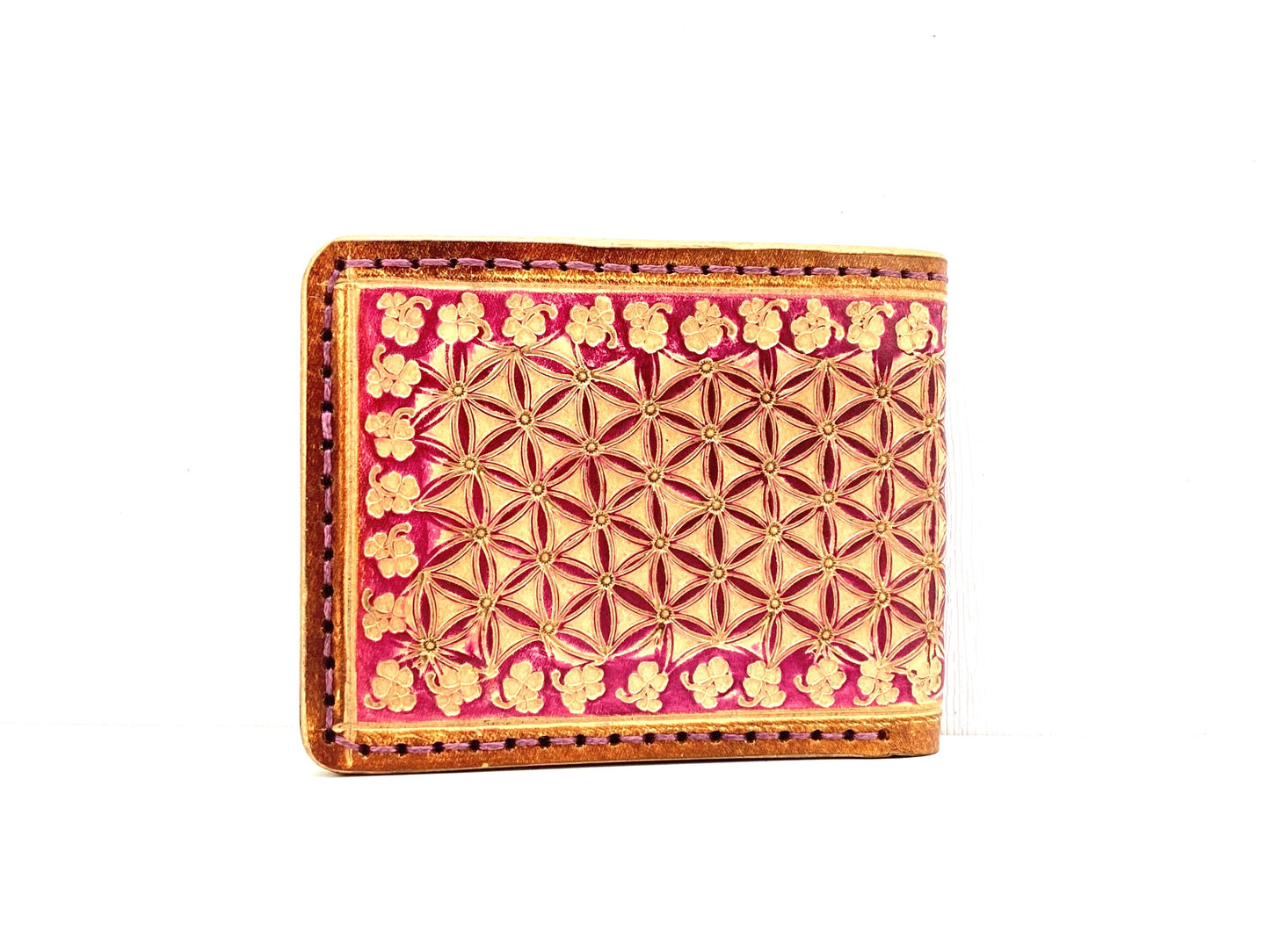 "Flower of life" Bi-fold wallet