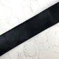 Hand crafted leather steering wheel cover - Jet Black