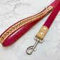 "Love heart" Hand carved Dog collar leash