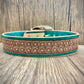 "Celtic knots" Hand carved wide dog collar - Medium - Large