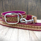 Dog collar and leash bundle - Wide medium collar