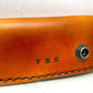 Handcrafted leather kitchen knife sheath -Plain