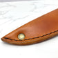 Handcrafted leather kitchen knife sheath -Plain