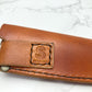 Handcrafted leather kitchen knife sheath -Plain