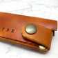 Handcrafted leather kitchen knife sheath -Plain