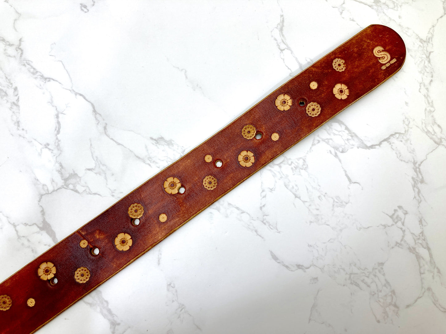 Handcrafted adventure belt - Flowers