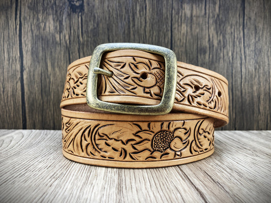 Natural Sunflower Belt