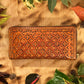 "Autumn leaves" nature inspired zip long wallet purse