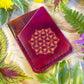 Nature inspired tri pocket card case