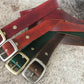 Hand dyed minimalist leather belt