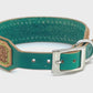 "Celtic knots" Hand carved double layered dog collar - Medium - Large