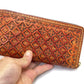 "Autumn leaves" nature inspired zip long wallet purse