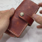 Hand dyed minimalist style leather phone case